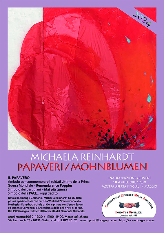 Locandina2024-04-18 Michaela Reinhart "Papaveri/Mohnblumen"